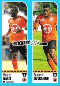 Sticker Majeed Waris / Benjamin Moukandjo - FOOT 2016-2017 - Panini