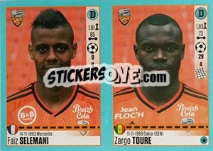 Sticker Faïz Selemani / Zargo Toure - FOOT 2016-2017 n. 322 - Panini
