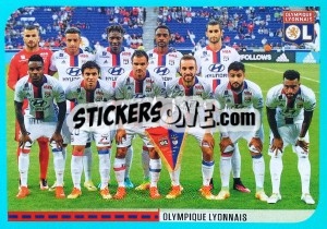 Sticker équipe Lyon - FOOT 2016-2017 n. 340 - Panini