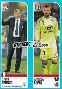 Cromo Bruno Genesio / Anthony Lopes