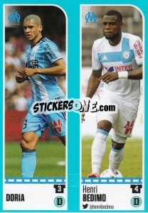 Sticker Doria / Henri Bedimo - FOOT 2016-2017 n. 390 - Panini