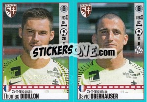 Sticker Thomas Didillon / David Oberhauser - FOOT 2016-2017 n. 440 - Panini