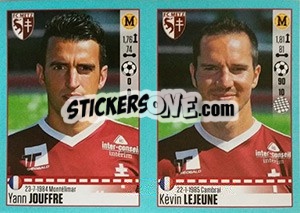 Sticker Yann Jouffre / Kévin Lejeune - FOOT 2016-2017 - Panini