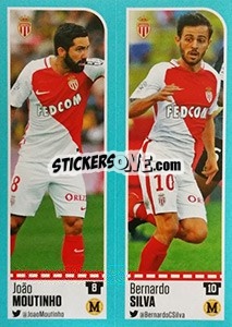 Sticker João Moutinho - Bernardo Silva - FOOT 2016-2017 n. 478 - Panini