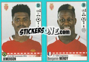 Sticker Jemerson / Benjamin Mendy - FOOT 2016-2017 n. 488 - Panini