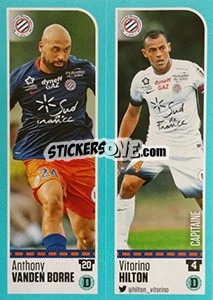 Sticker Anthony Vanden Borre / Vitorino Hilton - FOOT 2016-2017 - Panini