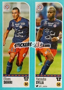 Sticker Ellyes Skhiri / Yacouba Sylla - FOOT 2016-2017 n. 518 - Panini