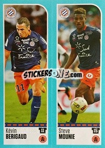 Sticker Kévin Berigaud / Steve Mounie - FOOT 2016-2017 - Panini