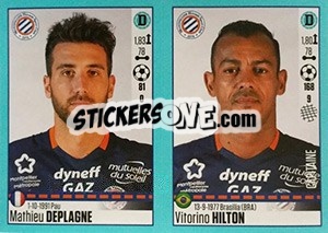 Sticker Mathieu Deplagne / Vitorino Hilton - FOOT 2016-2017 n. 528 - Panini