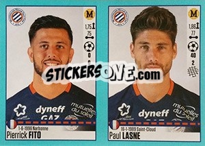 Sticker Pierrick Fito / Paul Lasne - FOOT 2016-2017 n. 536 - Panini