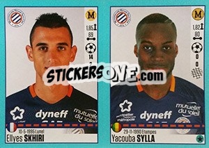 Sticker Ellyes Skhiri / Yacouba Sylla - FOOT 2016-2017 - Panini