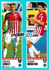Sticker Clément Lenglet / Vincent Muratori - FOOT 2016-2017 n. 558 - Panini