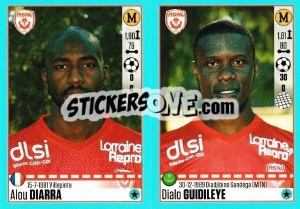 Figurina Alou Diarra / Dialo Guidileye - FOOT 2016-2017 - Panini