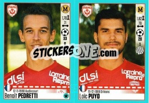 Sticker Benoît Pedretti - Loïc Puyo - FOOT 2016-2017 n. 582 - Panini