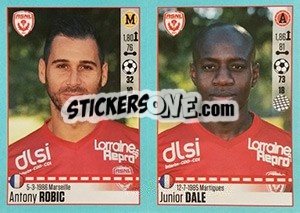 Sticker Antony Robic / Junior Dale - FOOT 2016-2017 n. 584 - Panini