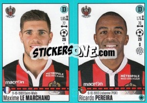 Sticker Maxime Le Marchand / Ricardo Pereira - FOOT 2016-2017 n. 656 - Panini