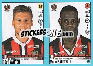 Cromo Rémi Walter / Mario Balotelli