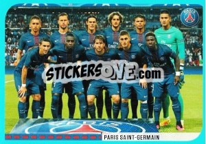 Sticker équipe Paris - FOOT 2016-2017 n. 676 - Panini