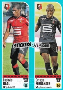 Sticker Ludovic Baal / Gelson Fernandes - FOOT 2016-2017 n. 728 - Panini