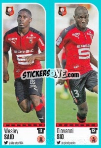 Sticker Wesley Said / Giovanni Sio - FOOT 2016-2017 n. 732 - Panini