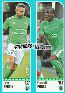 Sticker Loïc Perrin / Florentin Pogba - FOOT 2016-2017 n. 768 - Panini