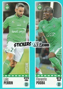 Sticker Loïc Perrin / Florentin Pogba - FOOT 2016-2017 - Panini