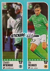 Sticker Cheikh M'Bengue / Ole Selnaes - FOOT 2016-2017 n. 770 - Panini