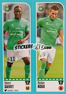 Sticker Henri Saivet / Nolan Roux - FOOT 2016-2017 n. 774 - Panini