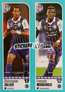 Sticker Christopher Jullien / François Moubandje - FOOT 2016-2017 n. 810 - Panini