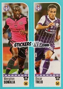 Sticker Wergiton Somalia / Oscar Trejo - FOOT 2016-2017 n. 814 - Panini