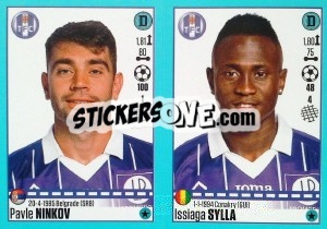 Sticker Pavle Ninkov / Issiaga Sylla - FOOT 2016-2017 n. 826 - Panini