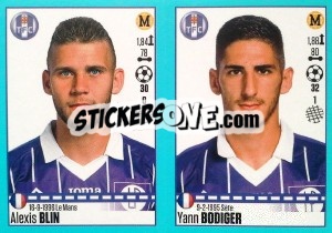 Sticker Alexis Blin / Yann Bodiger - FOOT 2016-2017 n. 830 - Panini