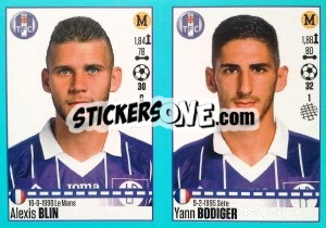 Cromo Alexis Blin / Yann Bodiger - FOOT 2016-2017 - Panini