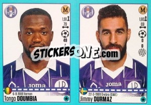 Figurina Tongo Doumbia / Jimmy Durmaz - FOOT 2016-2017 - Panini