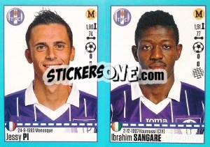 Sticker Jessy Pi / Ibrahim Sangare - FOOT 2016-2017 n. 834 - Panini