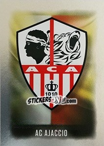 Sticker écusson Ajaccio - FOOT 2016-2017 n. 843 - Panini
