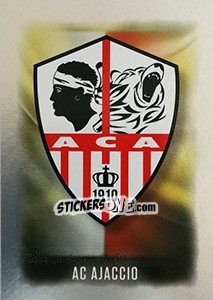 Sticker écusson Ajaccio - FOOT 2016-2017 - Panini