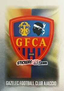Sticker écusson Gazélec - FOOT 2016-2017 n. 847 - Panini
