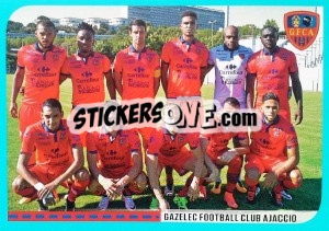 Sticker Équipe Gazélec - FOOT 2016-2017 n. 848 - Panini