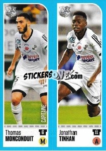 Sticker Thomas Monconduit / Jonathan Tinhan - FOOT 2016-2017 n. 853 - Panini
