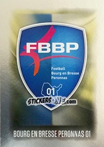 Cromo écusson Bourg-en-Bresse - FOOT 2016-2017 - Panini