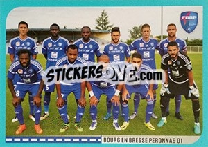 Sticker équipe Bourg-en-Bresse - FOOT 2016-2017 - Panini