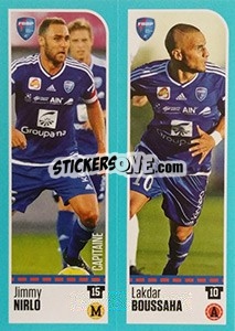 Sticker Jimmy Nirlo / Lakdar Boussaha - FOOT 2016-2017 - Panini