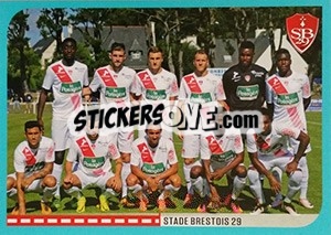 Sticker équipe Brest - FOOT 2016-2017 n. 864 - Panini
