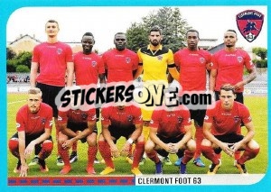 Sticker équipe Clermont - FOOT 2016-2017 - Panini