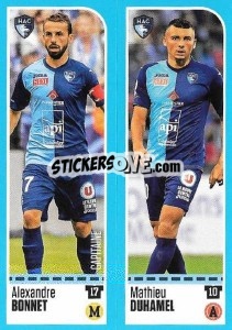 Sticker Alexandre Bonnet / Mathieu Duhamel - FOOT 2016-2017 - Panini