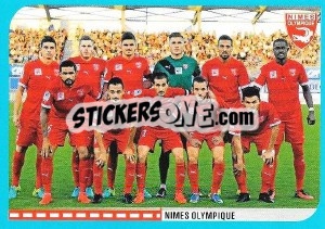 Sticker équipe Nîmes - FOOT 2016-2017 n. 884 - Panini