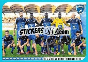 Sticker équipe Niort - FOOT 2016-2017 n. 888 - Panini