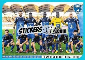 Figurina équipe Niort - FOOT 2016-2017 - Panini