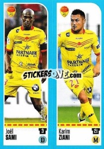 Sticker Joël Sami / Karim Ziani - FOOT 2016-2017 n. 893 - Panini